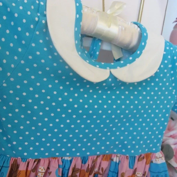 Eleanor Rose Girl's Pumpkin Spice Perla Top Shirt Size 5-6 EUC - Picture 3 of 4